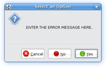 ENTER THE ERROR MESSAGE HERE