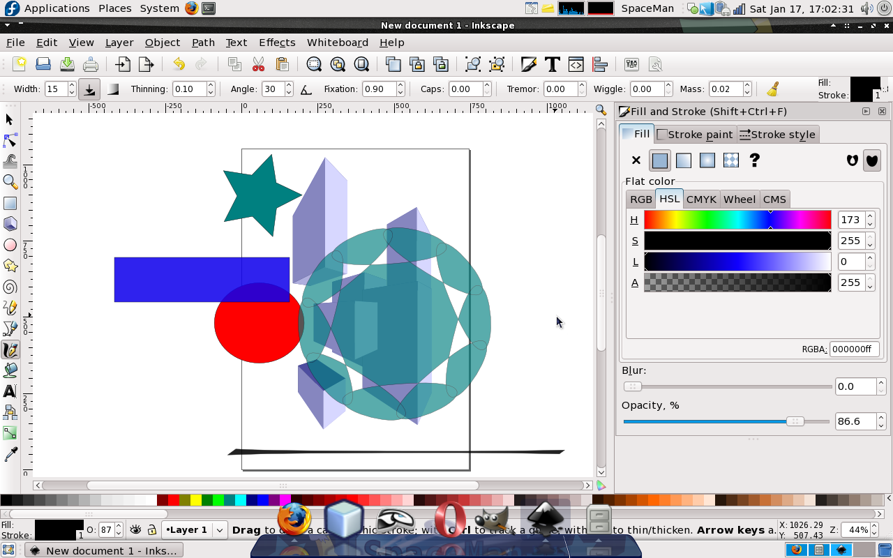 Inkscape is a vector graphic editor. In the latest version of Inkscape, there is 3D box.