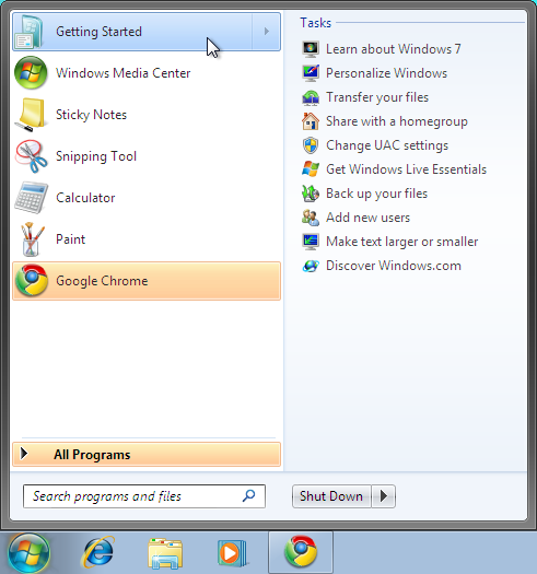 Start Menu