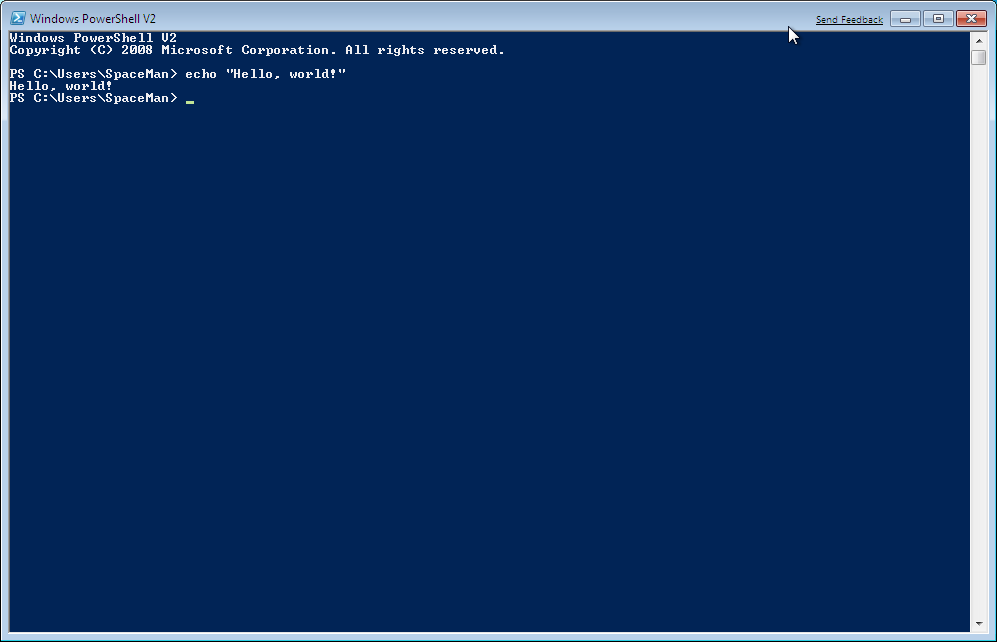 windows 7 powershell