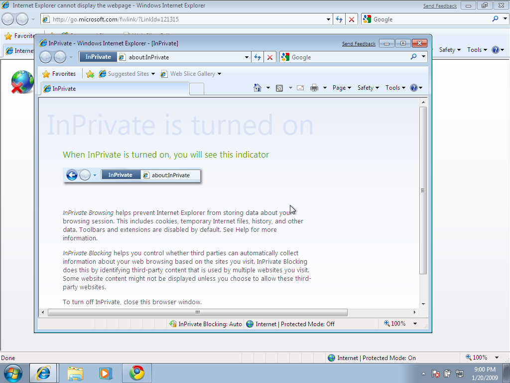 InPrivate Mode